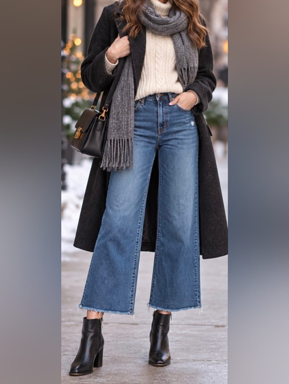 NYDJ Teresa Wide Leg Jeans in Blue Waist 6